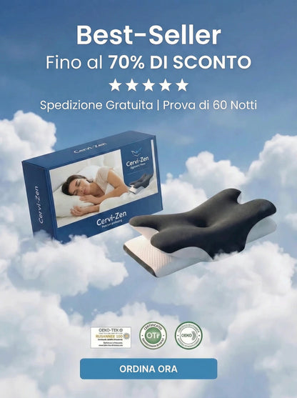 Cuscino Ergonomico Cervicale Cervi-Zen™