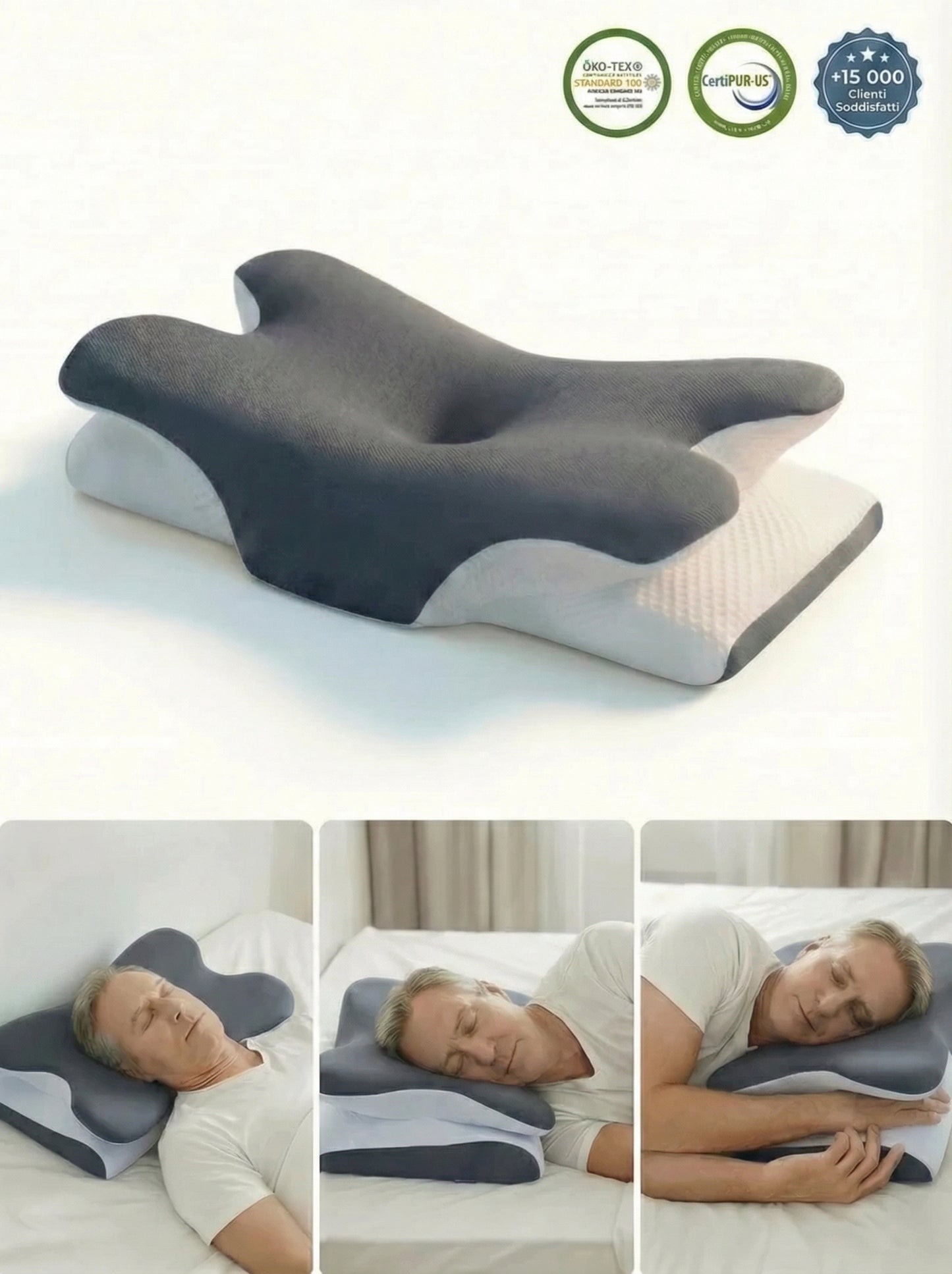 Cuscino Ergonomico Cervicale Cervi-Zen™