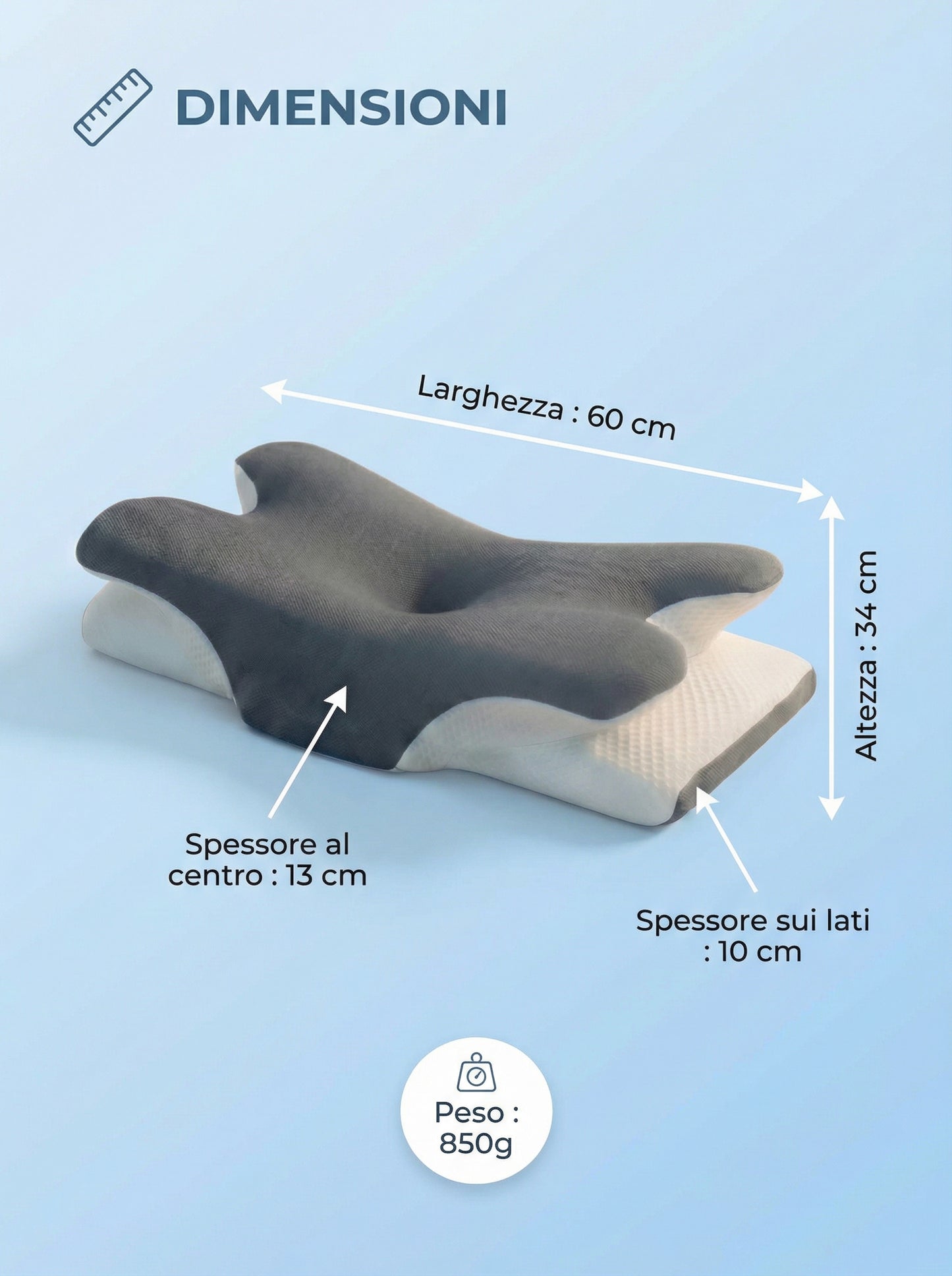 Cuscino Ergonomico Cervicale Cervi-Zen™
