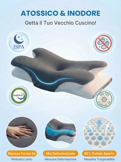 Cuscino Ergonomico Cervicale Cervi-Zen™